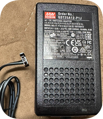 *Brand NEW*MW GST25A12-P1J GST25A12 12V 2.08A 25W AC ADAPTER Power Supply