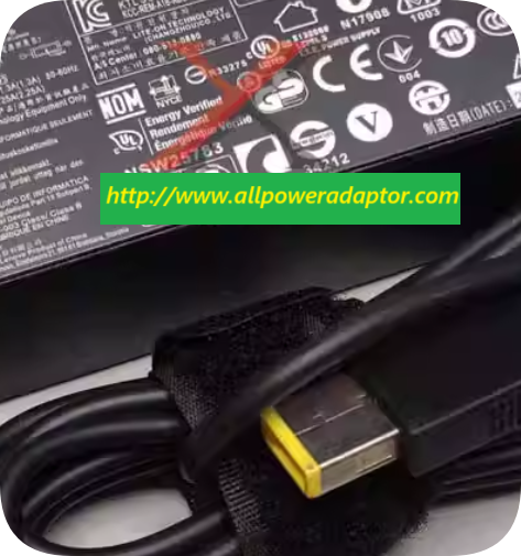 *Brand NEW*20V2.25A Power Adapter ADLX45NLC3A/DC3A/NCC3A Square Port Charging Cable 45W Transformer