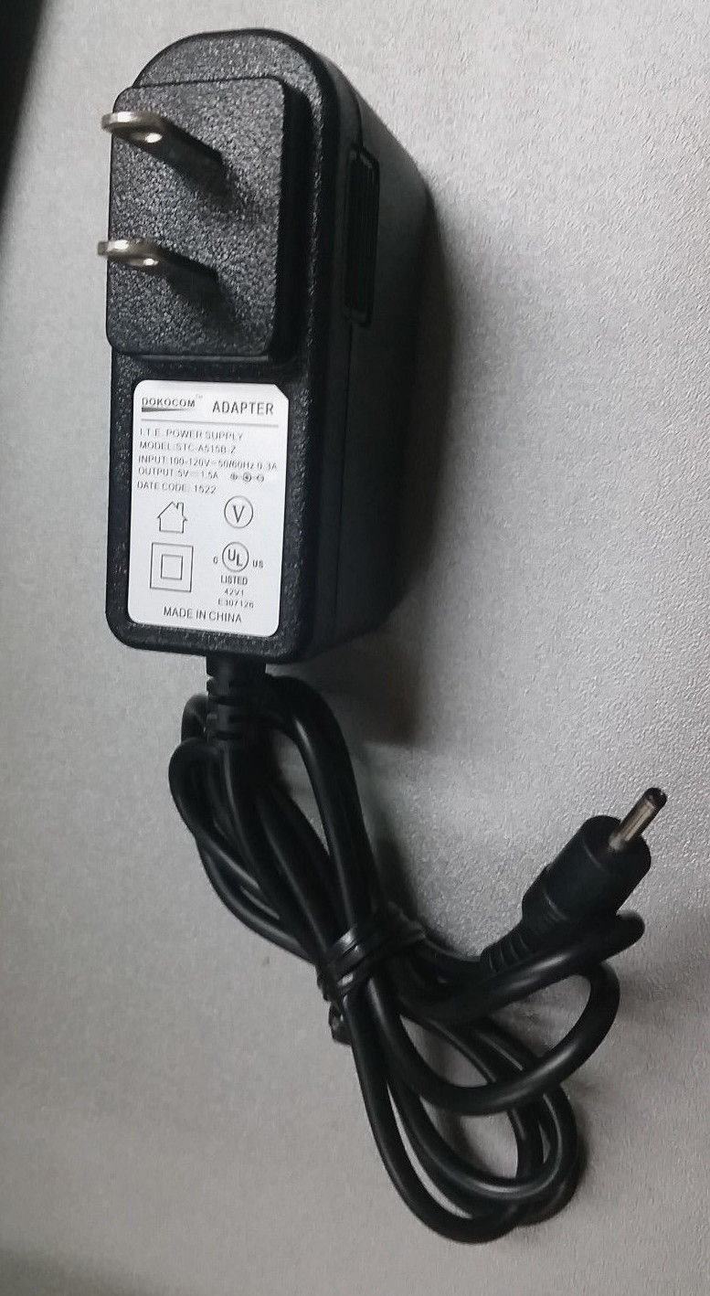 NEW 5V 1.5A Dokocom STC-A515B-Z STC-A515B-2 ITE AC Adapter