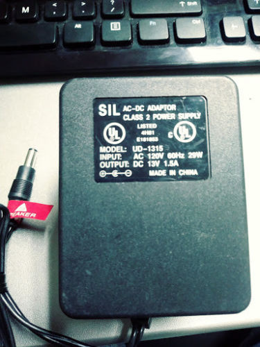 NEW 13V 1.5A SIL UD-1315 AC Adapter For Multimedia Speakers