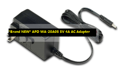 *Brand NEW* APD WA-20A05 5V 4A AC Adapter