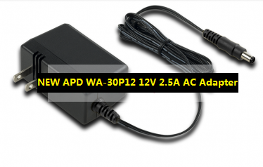 *Brand NEW*APD WA-30P12 12V 2.5A AC Adapter