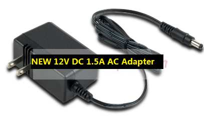 *Brand NEW*APD 12V DC 1.5A AC Adapter WB-18R12