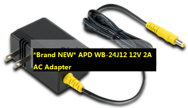 *Brand NEW* APD WB-24J12 12V 2A AC Adapter