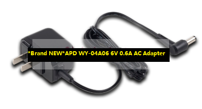 *Brand NEW*APD WY-04A06 6V 0.6A AC Adapter