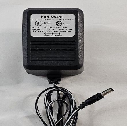 *Brand NEW*Hon-Kwang 12VAC 1000mA 18W AC/DC Adapter Model D12-10-1000 IN 120V 60Hz Class 2 Transformer Power S