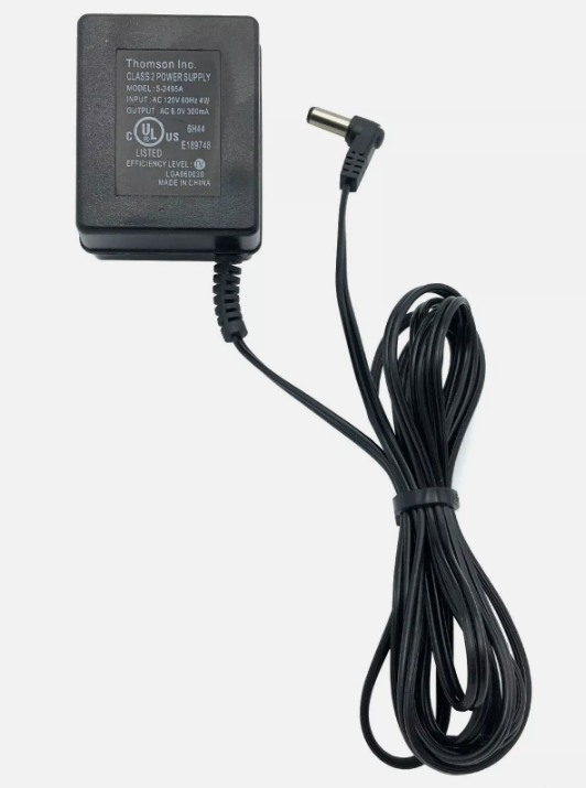 *Brand NEW*Genuine Thomson 6V 0.3A AC Adapter 5-2495A Class 2 Power Supply 5.5x2.5mm