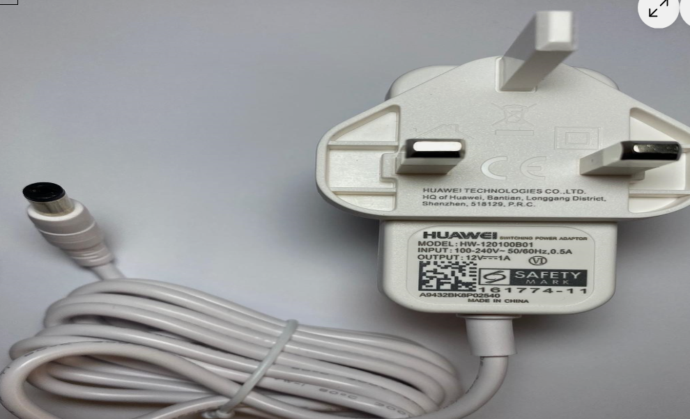 *Brand NEW*HUAWEI White 12.0V 1.0A AC-DC Adaptor HW-120100B3W Power Adapter