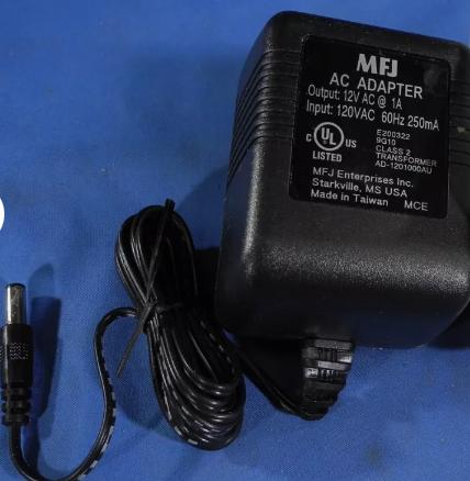 *Brand NEW*MFJ 120Vac 12Vdc 1A AC Adapter E200322 Class 2 Transformer Power Supply