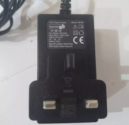 *Brand NEW*I.T.E SP200 Output 12-Volts 2A AC Adaptor Black Power Supply