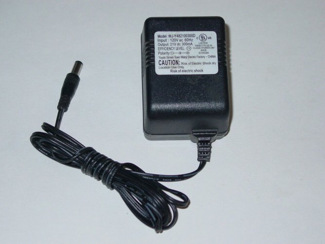*Brand NEW* Yuyao Simen Electric WJ-Y482100300D 21V 300mA AC Power Adapter - Click Image to Close