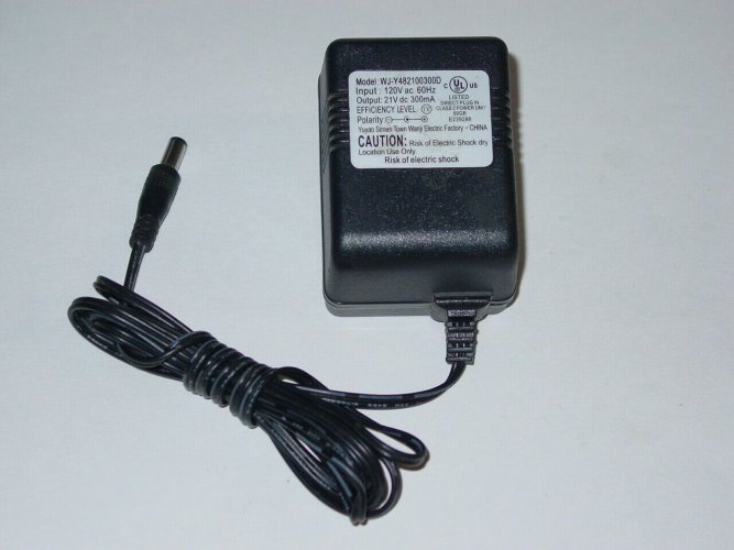 *Brand NEW* Yuyao Simen Electric WJ-Y482100300D 21V 300mA AC Power Adapter