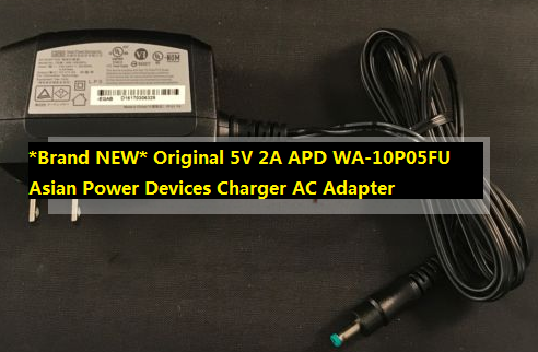 *Brand NEW* Original 5V 2A APD WA-10P05FU Asian Power Devices Charger AC Adapter