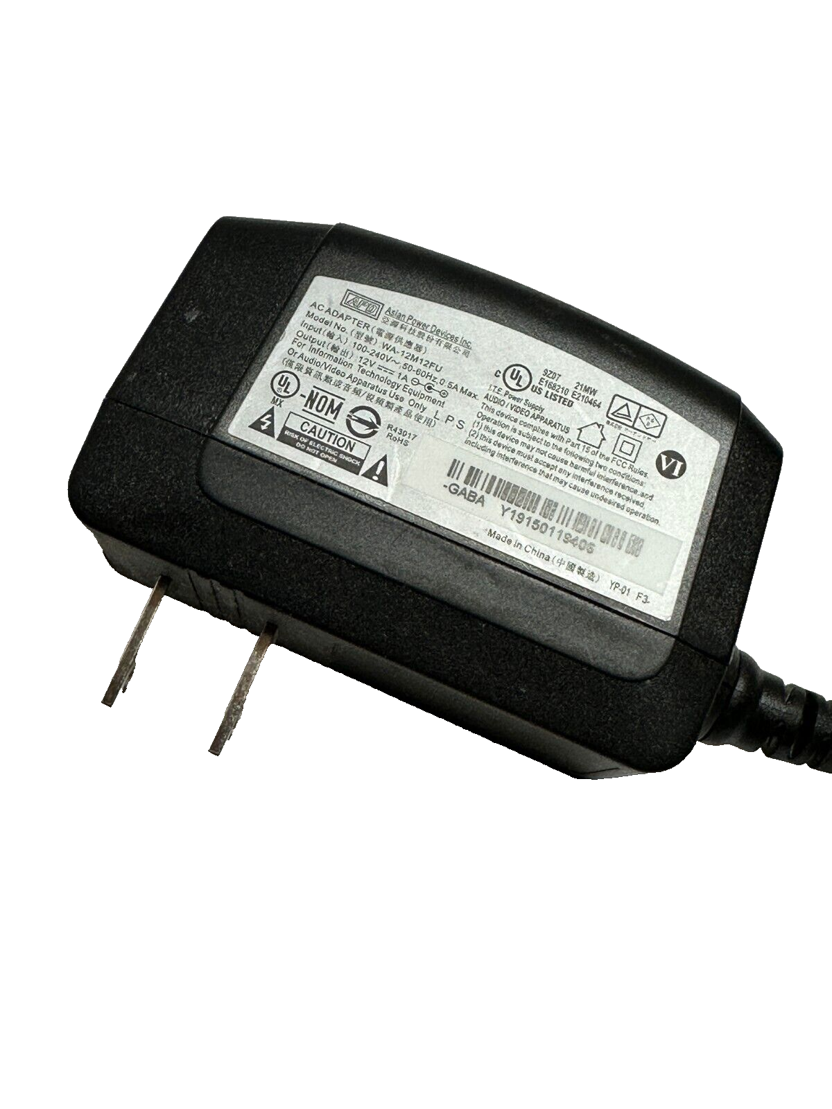 *Brand NEW*APD 12V 1A AC ADAPTER WA-12M12FU for LINKSYS ARRIS LG Blu-Ray Disc Player POWER Supply