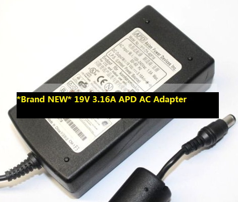 *Brand NEW* Original 19V 3.16A APD DA-60F19 ITE Power Supply AC Adapter