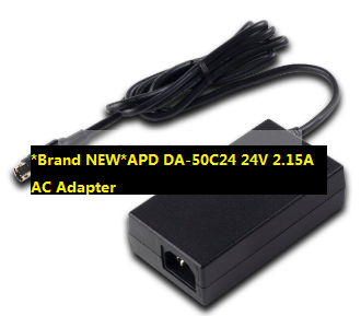 *Brand NEW*APD DA-50C24 24V 2.15A AC Adapter