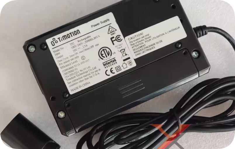 *Brand NEW*TIMOTION TP2 29V 2.5A Power Adapter Charging Cable, 5-Prong Socket, 72.5W Transformer