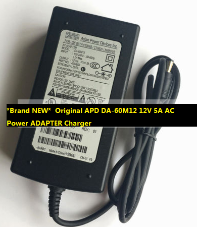 *Brand NEW* Original APD DA-60M12 12V 5A AC Power ADAPTER Charger