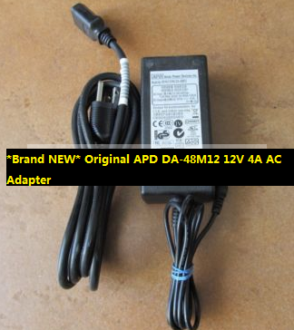 *Brand NEW* Original APD DA-48M12 12V 4A AC Adapter